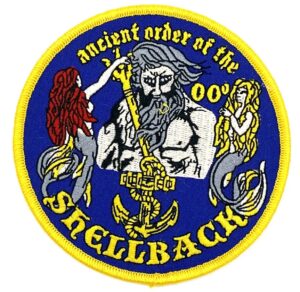 Ancient Order of the Shellback Patch– Hook and Loop, 4"